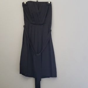WHBM Strapless Silk Dress